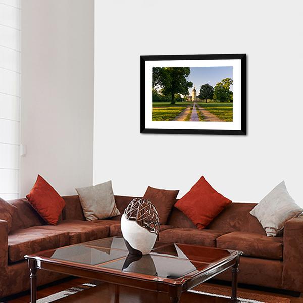 Karlsruhe Palace Germany Canvas Wall Art-3 Horizontal-Gallery Wrap-25" x 16"-Tiaracle