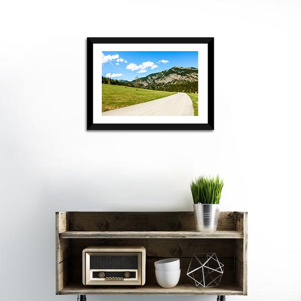 Karwendel Mountains Austria Canvas Wall Art-3 Horizontal-Gallery Wrap-25" x 16"-Tiaracle