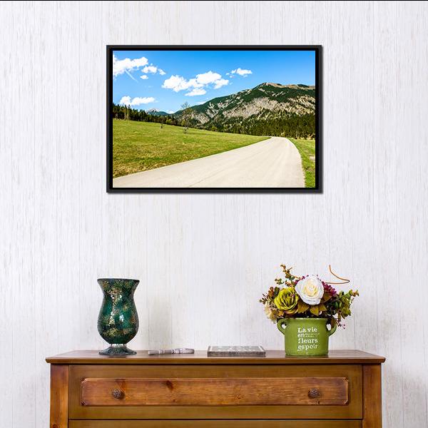 Karwendel Mountains Austria Canvas Wall Art-3 Horizontal-Gallery Wrap-25" x 16"-Tiaracle