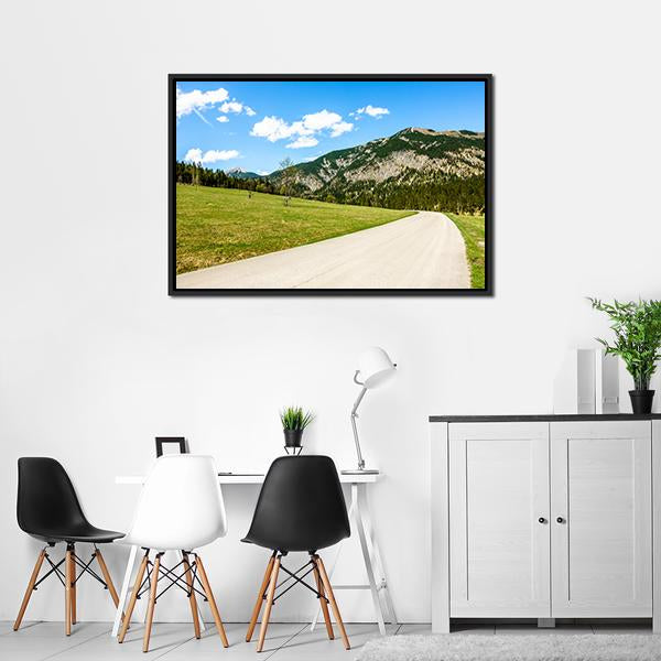 Karwendel Mountains Austria Canvas Wall Art-3 Horizontal-Gallery Wrap-25" x 16"-Tiaracle
