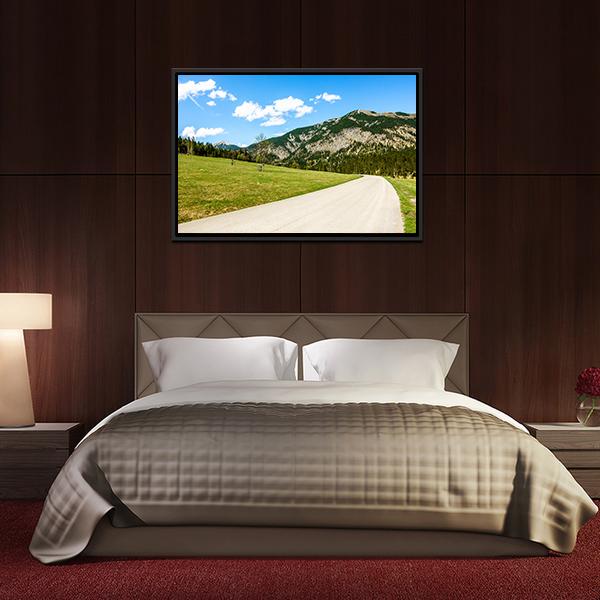 Karwendel Mountains Austria Canvas Wall Art-3 Horizontal-Gallery Wrap-25" x 16"-Tiaracle