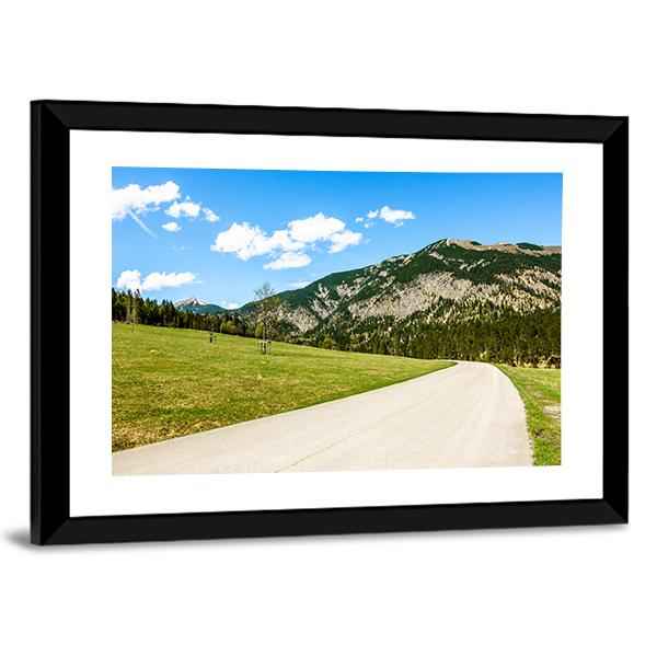 Karwendel Mountains Austria Canvas Wall Art-3 Horizontal-Gallery Wrap-25" x 16"-Tiaracle