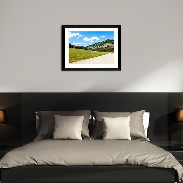 Karwendel Mountains Austria Canvas Wall Art-3 Horizontal-Gallery Wrap-25" x 16"-Tiaracle