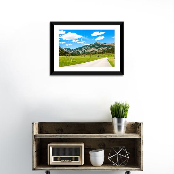 Karwendel Mountains Canvas Wall Art-3 Horizontal-Gallery Wrap-25" x 16"-Tiaracle