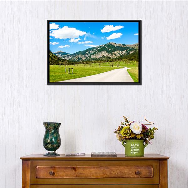 Karwendel Mountains Canvas Wall Art-3 Horizontal-Gallery Wrap-25" x 16"-Tiaracle