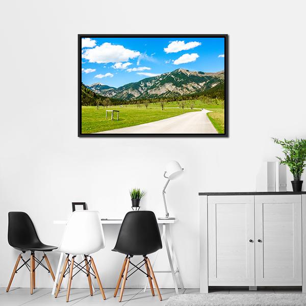 Karwendel Mountains Canvas Wall Art-3 Horizontal-Gallery Wrap-25" x 16"-Tiaracle