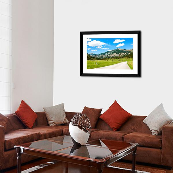 Karwendel Mountains Canvas Wall Art-3 Horizontal-Gallery Wrap-25" x 16"-Tiaracle