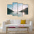 Kayak In The Lake Canvas Wall Art-4 Pop-Gallery Wrap-50" x 32"-Tiaracle