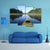 Kayak On Lake Quebec Canvas Wall Art-4 Pop-Gallery Wrap-50" x 32"-Tiaracle