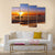 Kayakers At Sunset Canvas Wall Art-4 Pop-Gallery Wrap-50" x 32"-Tiaracle