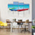 Kayaks On Beach Canvas Wall Art-4 Pop-Gallery Wrap-50" x 32"-Tiaracle