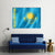 Kazakhstan Flag Canvas Wall Art-4 Horizontal-Gallery Wrap-34" x 24"-Tiaracle