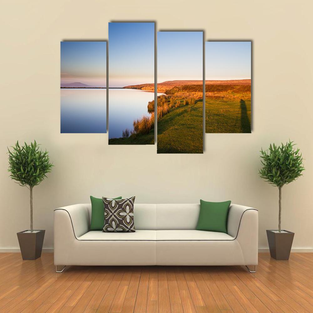 Keepers Pond Canvas Wall Art-4 Pop-Gallery Wrap-50" x 32"-Tiaracle