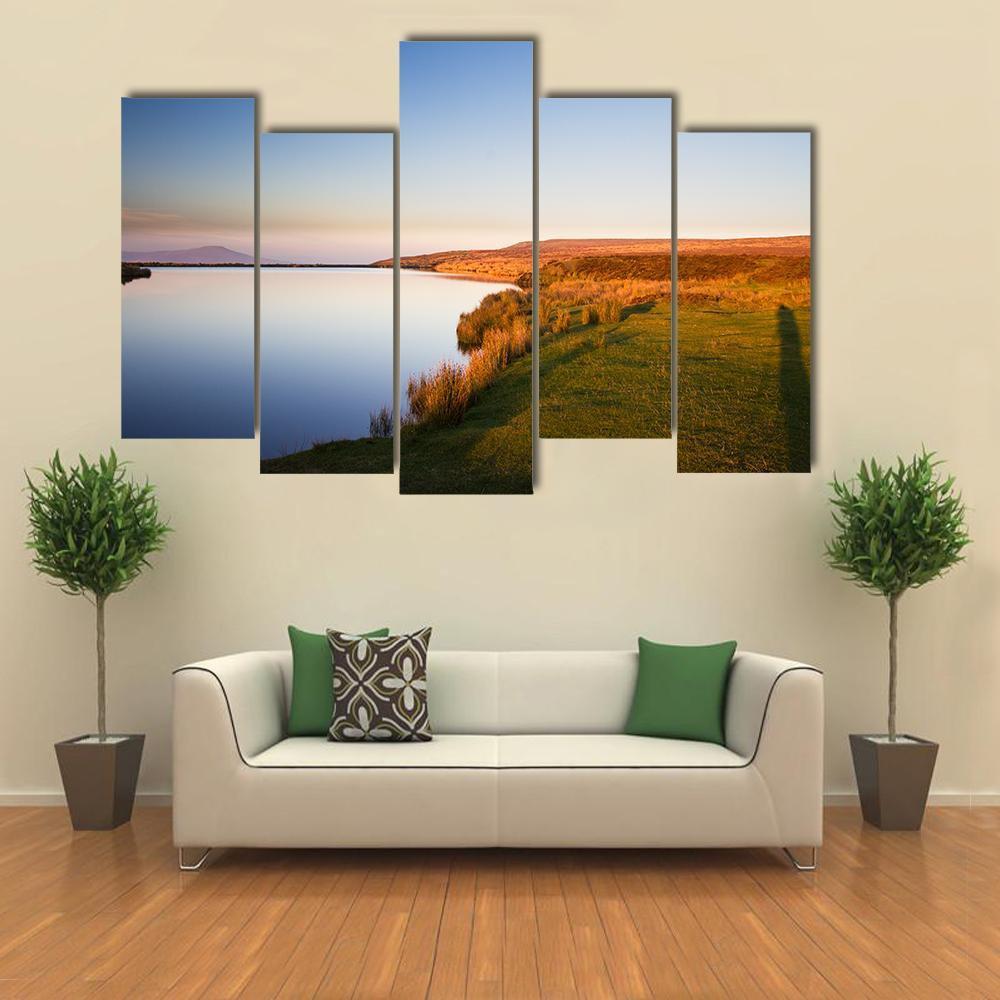 Keepers Pond Canvas Wall Art-5 Pop-Gallery Wrap-47" x 32"-Tiaracle