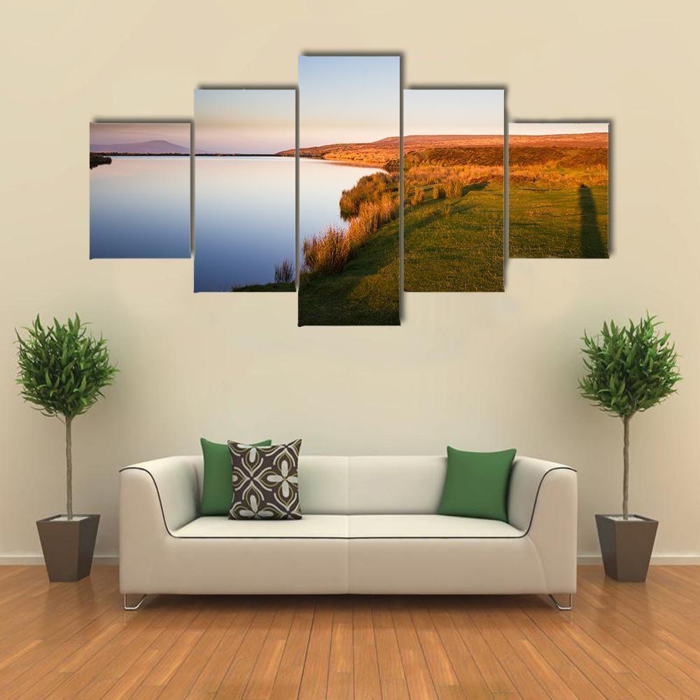 Keepers Pond Canvas Wall Art-5 Star-Gallery Wrap-62" x 32"-Tiaracle