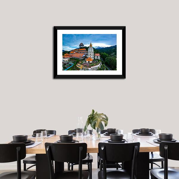 Kek Lok Si Temple Canvas Wall Art-1 Piece-Framed Print-20" x 16"-Tiaracle