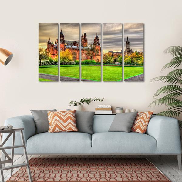 Kelvingrove Museum Canvas Wall Art-5 Horizontal-Gallery Wrap-22" x 12"-Tiaracle