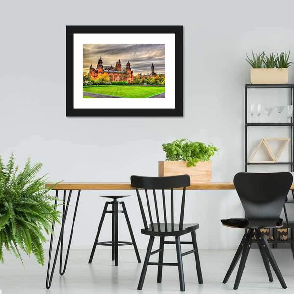Kelvingrove Museum Canvas Wall Art-3 Horizontal-Gallery Wrap-25" x 16"-Tiaracle