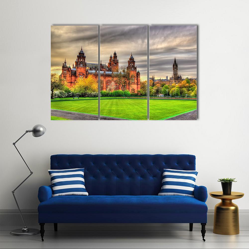 Kelvingrove Museum Canvas Wall Art-3 Horizontal-Gallery Wrap-37" x 24"-Tiaracle