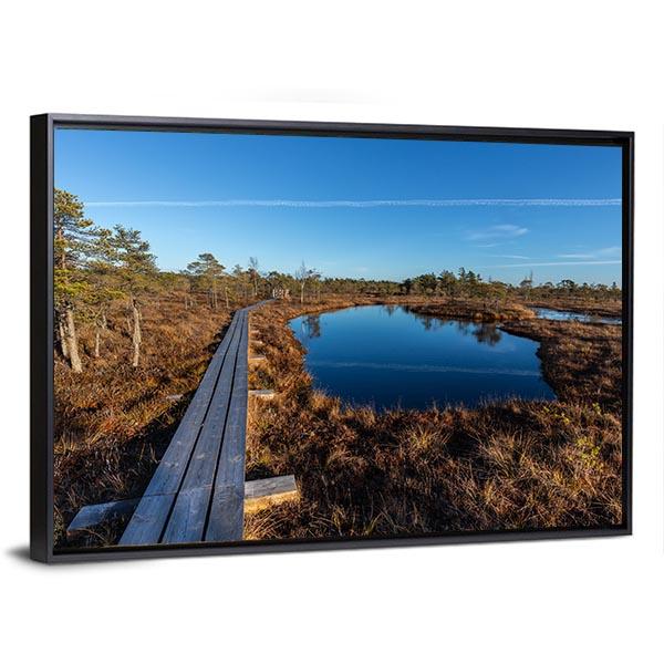 Kemeri National Park Canvas Wall Art-3 Horizontal-Gallery Wrap-25" x 16"-Tiaracle