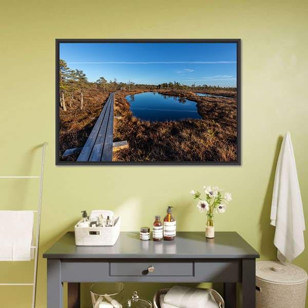 Kemeri National Park Canvas Wall Art-1 Piece-Floating Frame-24" x 16"-Tiaracle