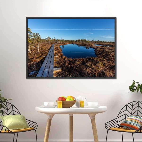 Kemeri National Park Canvas Wall Art-3 Horizontal-Gallery Wrap-25" x 16"-Tiaracle