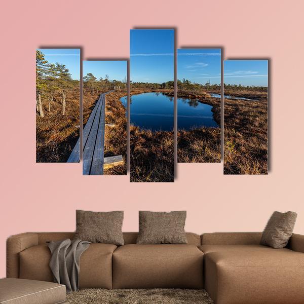 Kemeri National Park Canvas Wall Art-5 Pop-Gallery Wrap-47" x 32"-Tiaracle