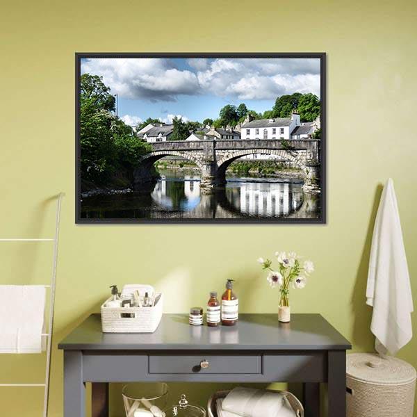 Kendal Bridge Canvas Wall Art-1 Piece-Floating Frame-24" x 16"-Tiaracle