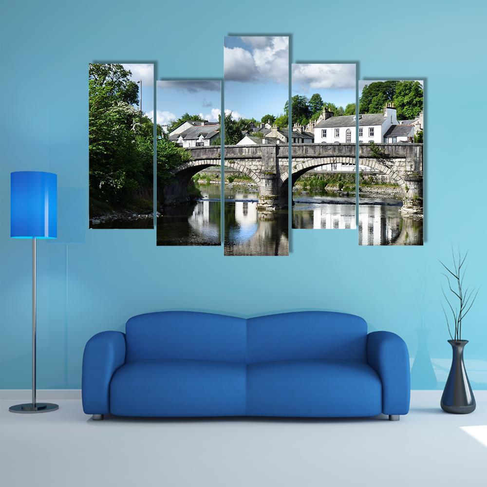 Kendal Bridge Canvas Wall Art-5 Pop-Gallery Wrap-47" x 32"-Tiaracle