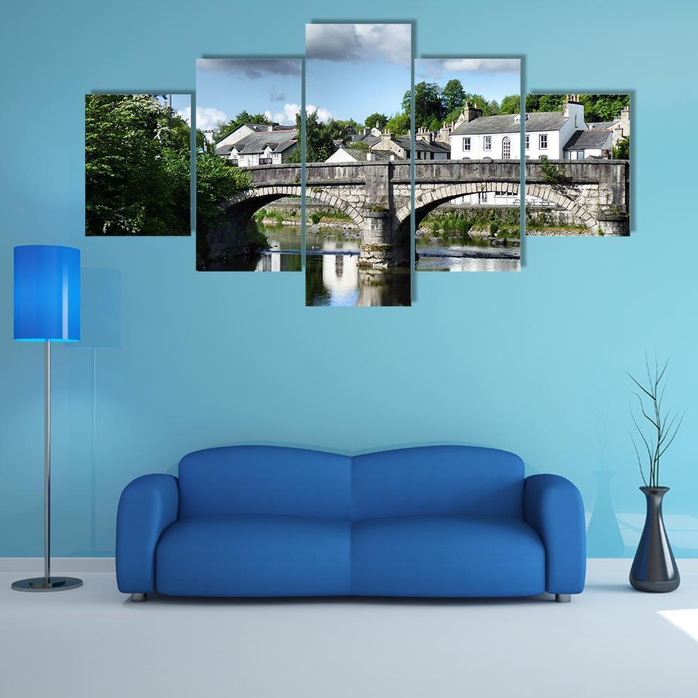 Kendal Bridge Canvas Wall Art-5 Star-Gallery Wrap-62" x 32"-Tiaracle