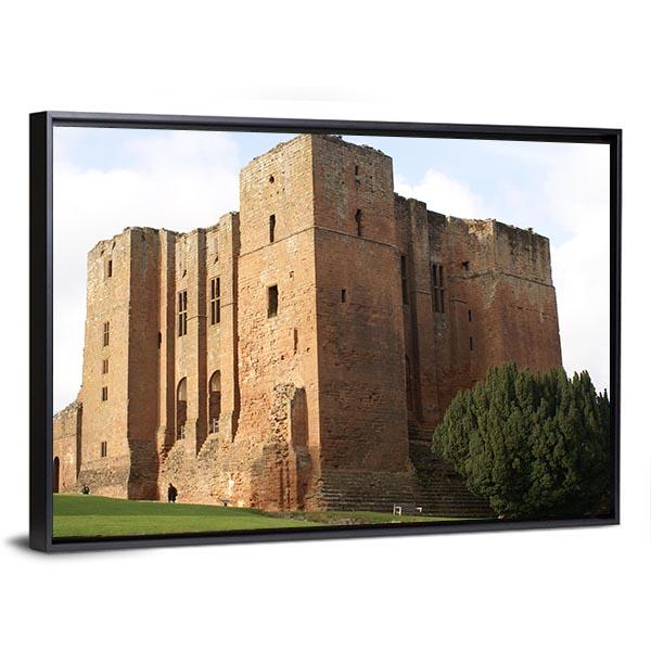 Kenilworth Castle In Warwickshire Canvas Wall Art-3 Horizontal-Gallery Wrap-25" x 16"-Tiaracle