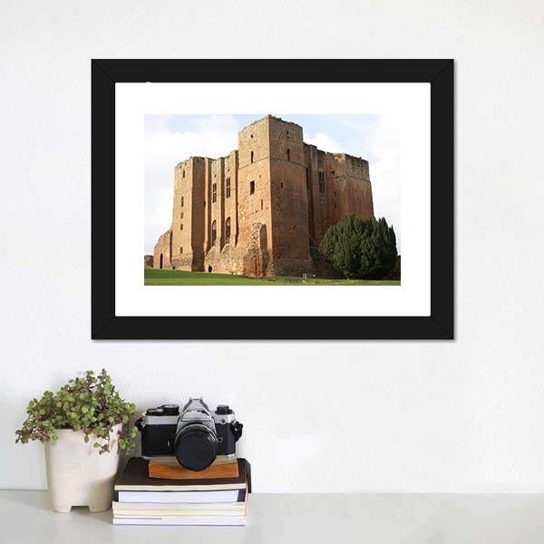 Kenilworth Castle In Warwickshire Canvas Wall Art-1 Piece-Framed Print-20" x 16"-Tiaracle
