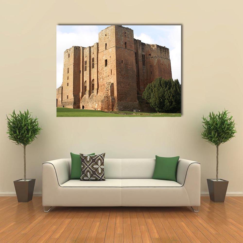 Kenilworth Castle In Warwickshire Canvas Wall Art-1 Piece-Gallery Wrap-48" x 32"-Tiaracle