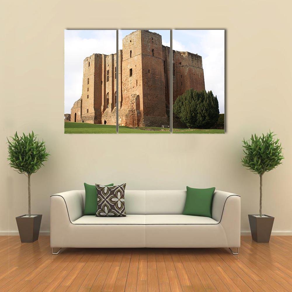 Kenilworth Castle In Warwickshire Canvas Wall Art-3 Horizontal-Gallery Wrap-37" x 24"-Tiaracle