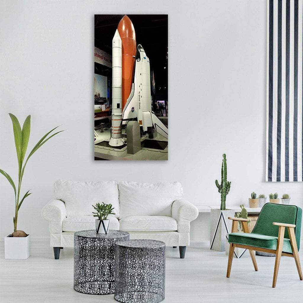 Kennedy Space Station Vertical Canvas Wall Art-3 Vertical-Gallery Wrap-12" x 25"-Tiaracle