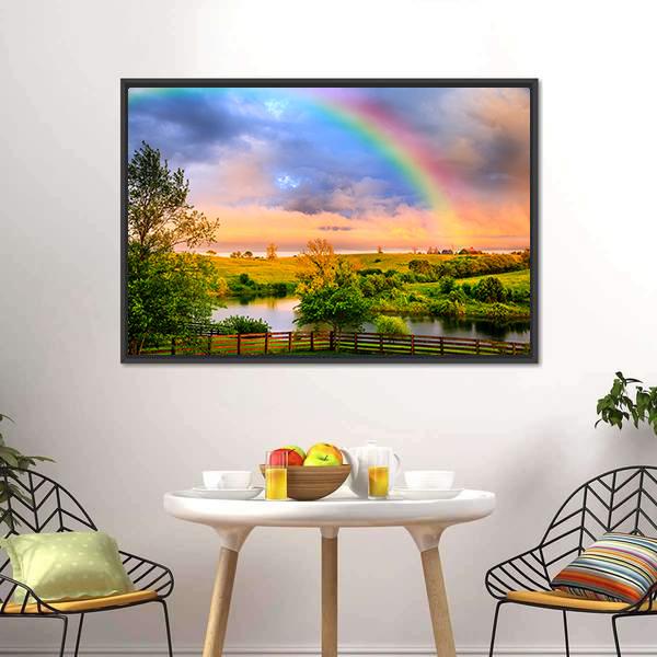 Kentucky Countryside Canvas Wall Art-5 Horizontal-Gallery Wrap-22" x 12"-Tiaracle