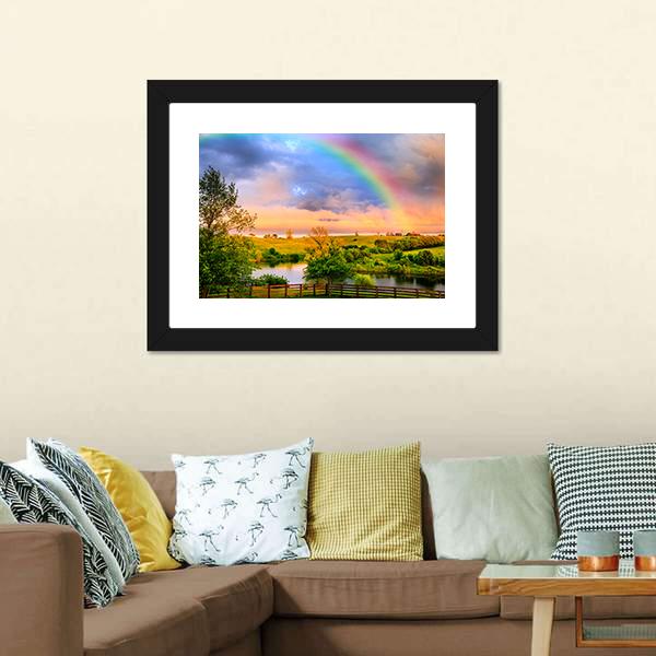 Kentucky Countryside Canvas Wall Art-5 Horizontal-Gallery Wrap-22" x 12"-Tiaracle