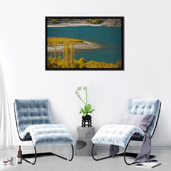 Khalti Lake Pakistan Canvas Wall Art-5 Horizontal-Gallery Wrap-22" x 12"-Tiaracle