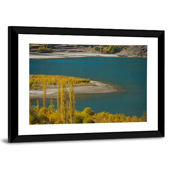 Khalti Lake Pakistan Canvas Wall Art-5 Horizontal-Gallery Wrap-22" x 12"-Tiaracle