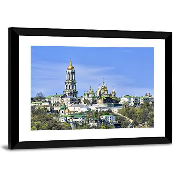 Kiev Pechersk Lavra Canvas Wall Art-3 Horizontal-Gallery Wrap-25" x 16"-Tiaracle