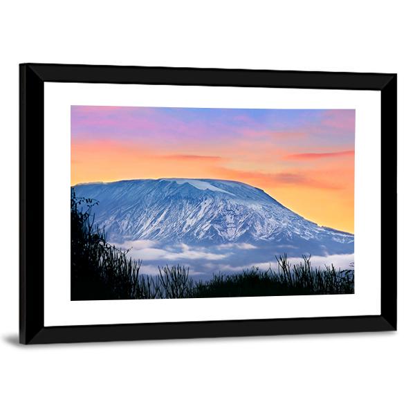 Kilimanjaro At Sunrise Canvas Wall Art-3 Horizontal-Gallery Wrap-25" x 16"-Tiaracle