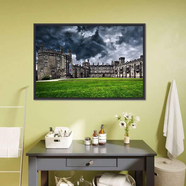 Kilkenny Castle Ireland Canvas Wall Art-1 Piece-Floating Frame-24" x 16"-Tiaracle