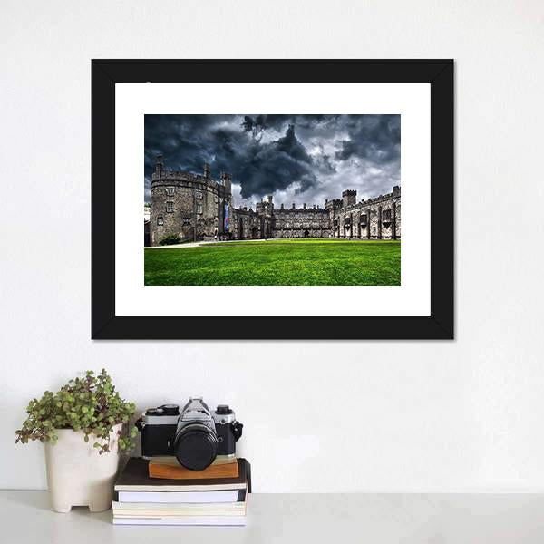 Kilkenny Castle Ireland Canvas Wall Art-1 Piece-Framed Print-20" x 16"-Tiaracle
