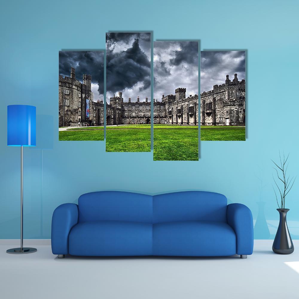 Kilkenny Castle Ireland Canvas Wall Art-4 Pop-Gallery Wrap-50" x 32"-Tiaracle