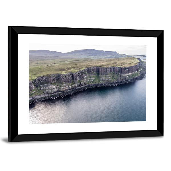 Kilt Rock Cliff Canvas Wall Art-3 Horizontal-Gallery Wrap-25" x 16"-Tiaracle