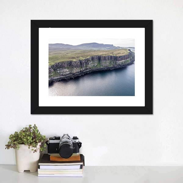 Kilt Rock Cliff Canvas Wall Art-3 Horizontal-Gallery Wrap-25" x 16"-Tiaracle