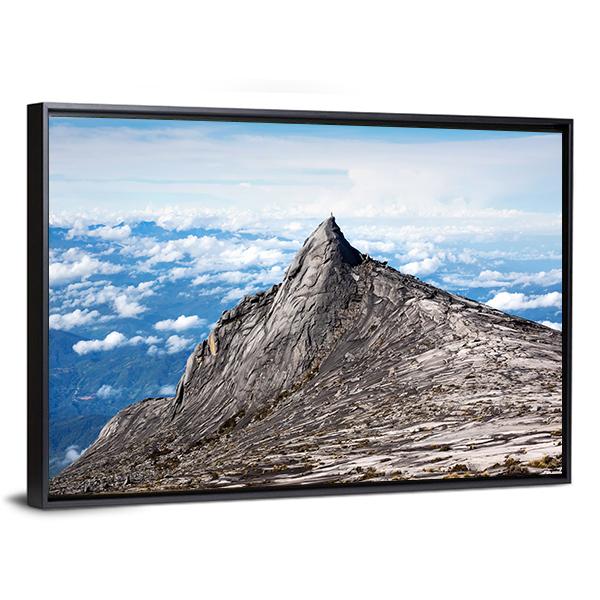 Kinabalu Mount In Sabah Canvas Wall Art-3 Horizontal-Gallery Wrap-25" x 16"-Tiaracle