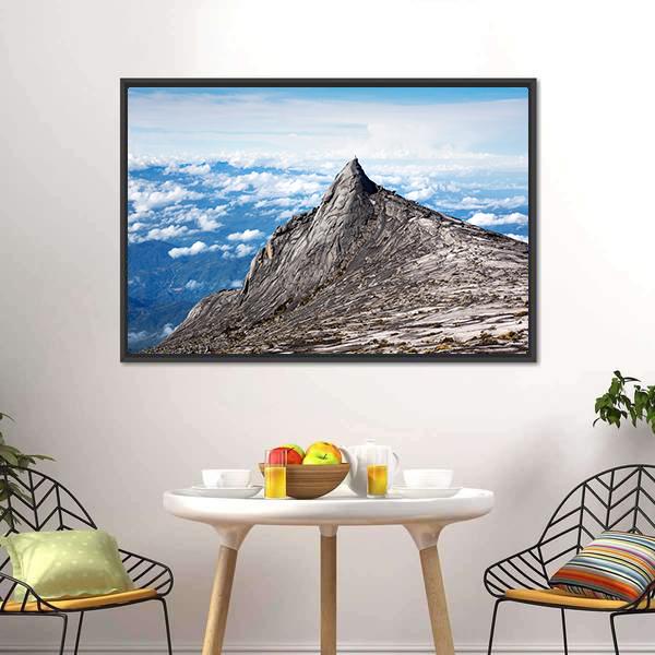 Kinabalu Mount In Sabah Canvas Wall Art-3 Horizontal-Gallery Wrap-25" x 16"-Tiaracle