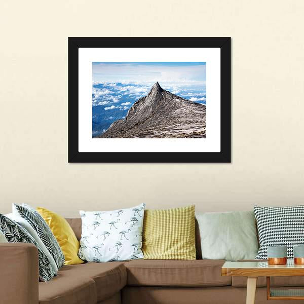 Kinabalu Mount In Sabah Canvas Wall Art-3 Horizontal-Gallery Wrap-25" x 16"-Tiaracle