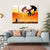 Knight Fighting A Dragon Canvas Wall Art-4 Horizontal-Gallery Wrap-34" x 24"-Tiaracle